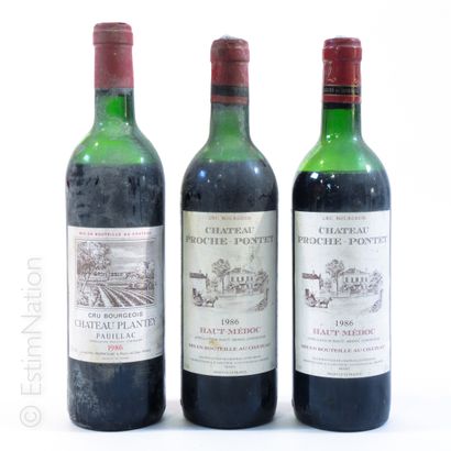 BORDEAUX 
BORDEAUX





3 bouteilles : 1 CHÂTEAU PLANTEY 1986 Pauillac, 2 CHÂTEAU...