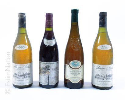 BOURGOGNE BOURGOGNE


 bouteilles : 1 CHÂTEAU DE L'HYVERNIÈRE Muscadet sur lie, 1...