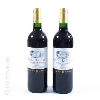 BORDEAUX BORDEAUX


2 bouteilles CHÂTEAU LA HAILLE 2000 Bordeaux





Important :


-...