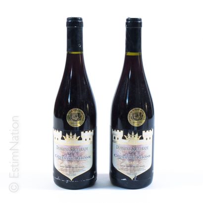 RHÔNE RHONE


2 bottles CÔTES DU RHÔNE 2005 Domaine Soleyrade


(faded label) 





Important...