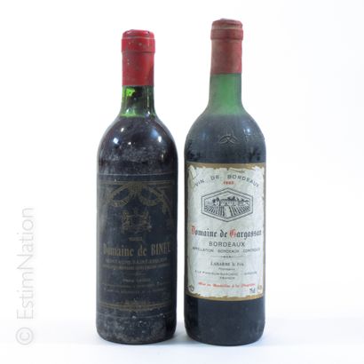 BORDEAUX BORDEAUX


2 bouteilles : 1 DOMAINE DE BINET 1982 Montagne Saint-Emilion,...