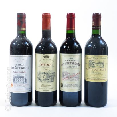 BORDEAUX 
BORDEAUX





4 bottles : 1 MÉDOC 2007 Fontagnac, 1 CHÂTEAU MOTTE MAUCOURT...