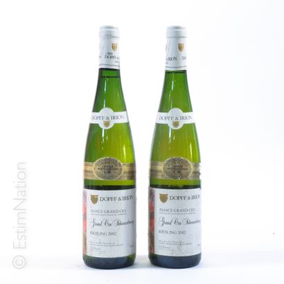ALSACE ALSACE


2 bottles ALSACE 2002 Grand Cru Dopff & Irion


(faded, marked and...