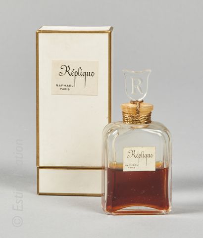 RAPHAEL "Réplique" Flacon en verre, extrait de parfum 8 mL. Coffret titré