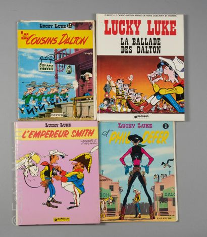 LUCKY LUKE MORRIS, Lucky Luke 12, les Cousins Dalton, éditions Dupuis, 1969. Couverture...