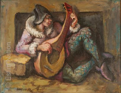 HINSBERGER Alexis HINSBERGER (1907-1996)



Pierrot à la Mandoline



Huile sur toile,...