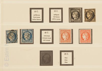 FRANCE Emissions 1849/1940 FRANCE Emissions 1849/1940 : Collection de timbres neufs...