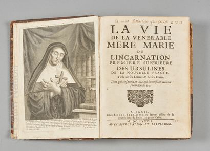 HISTOIRE DU QUEBEC [MARTIN (Claude)] La Vie de la Vénérable mère Marie de l'Incarnation,...