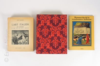 RENAISSANCE ITALIENNE Ensemble de 3 volumes sur le thème de la RENAISSANCE ITALIENNE....