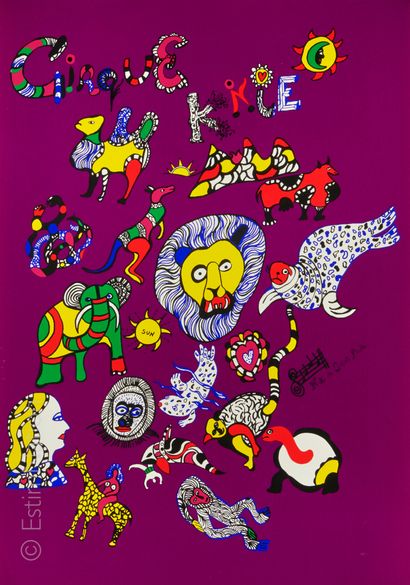 Niki de SAINT PHALLE (1930 2002) CIRQUE KNEE.

Sérigraphie en couleurs.

Quelques...