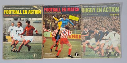 FOOTBALL, RUGBY 
Trois albums et divers Vintage sur le thème du Football ou du Rugby...