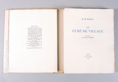 BALZAC BALZAC Honoré de.

Le Curé de village. Paris, Inter nos, 1946

1 volume in-4°...
