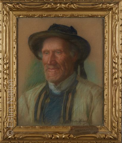 ATELIER VICTOR MENARD Victor Pierre MENARD (1857-1930)



Portrait d'homme breton.



Pastel...