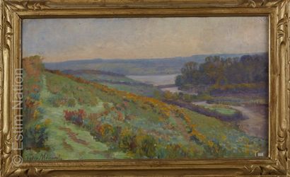 ATELIER VICTOR MENARD Victor Pierre MENARD (1857-1930)



Landscape in Brittany



Oil...
