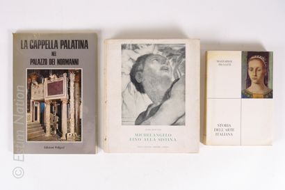 ART ITALIEN Ensemble de 3 volumes sur le thème de l'ART ITALIEN en italien. 



(Sans...