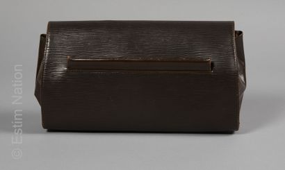 LOUIS VUITTON vintage Chocolate epi leather POCKET, alcantara inside, back pocket...