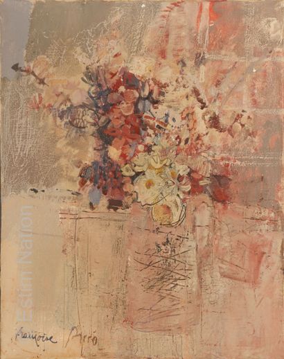 Art du XXe siècle Françoise PIRRO (1946)



"Petit bouquet"



Huile sur toile, signée...