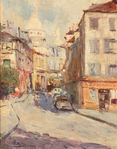 PARIS - VIRGILIO GALAN Virgilio GALAN ROMAN (1931-2001)



Boulangerie à Montmartre,...