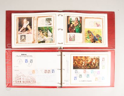 PHILATELIE 36 classeurs de timbres (O)

France 1980 à 2000 : Documents CEF et enveloppes...