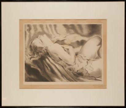 ESTAMPES XXe SIECLE Micao KONO (1876-1954)



Femme assoupie



Lithographie, signée...