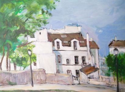 Serge BAJAN (né en 1936) Rue de Montmartre à Paris

Acrylique sur toile signée, datée...