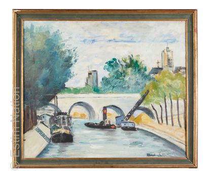 ART DU XXE SIECLE - PARIS 
Marcel JALLOT (1904-?)









Pont Marie, 1927




Péniches...