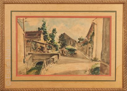 ARTS DU XXE SIECLE - POTRONAT Lucien POTRONAT (1889-1974)



- Le moulin à Villiers-sur-Morin.

Aquarelle...