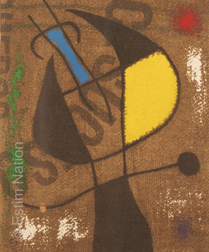 ESTAMPES - MIRO D'après Juan Miro (1893-1983).



Femme et oiseau.



Lithographie...