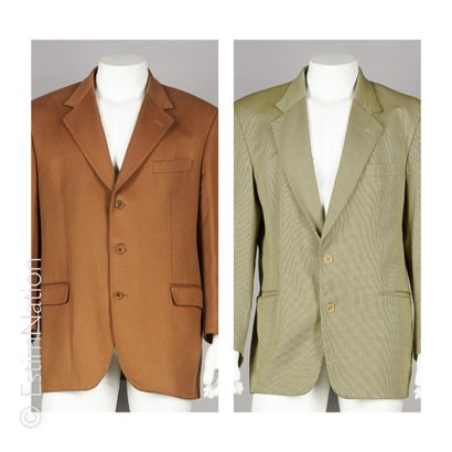 KORN, HUGO BOSS Gingerbread wool and cashmere JACKET (approx. S 54/56) (tears in...