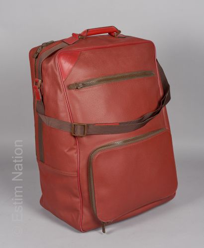 LOUIS VUITTON COLLECTION AMERICA'S CUP CHALLENGE LINE 2 (1984) LUGGAGE in burgundy...