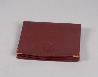 MUST DE CARTIER VINTAGE POCKET with flap, document holder decorated with its strap...