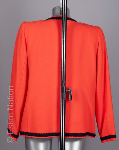 YVES SAINT LAURENT VARIATION (COLLECTION PRINTEMPS-ETE 1996) VESTE en ottoman de...