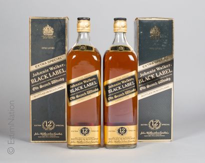 Whisky (modification au catalogue) 
2 bouteilles Whisky Johnnie walker 12 years Black...