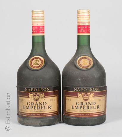BRANDY 2 bottles Brandy Grand Empereur Napoleon

(45% vol. / 100cl) (e. a, m)