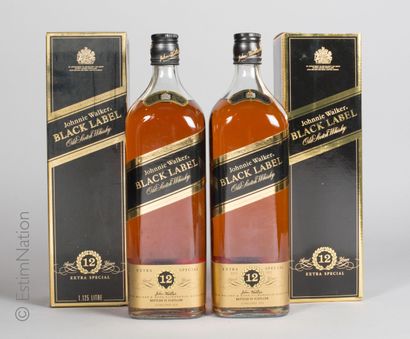 Whisky 2 bouteilles Whisky Johnnie walker 12 years Black Label Extra Special

Old...