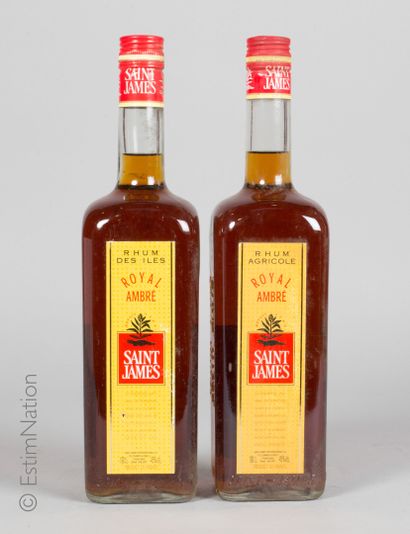 RHUM 2 bouteilles Rhum Saint James Royal Ambré 

(45% vol. / 100cl)