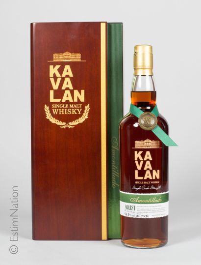 Whisky 1 bottle Whisky Kavalan Amontillado Single Malt

Solist (56,3 vol. / 70cl...