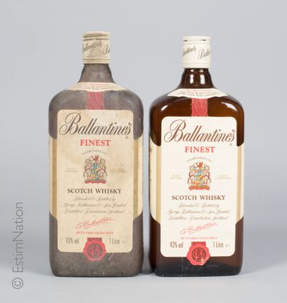 Whisky 2 bouteilles Ballantine's Scotch Whisky 

(43% vol. / 1L) (e. tlm, f) Bot...