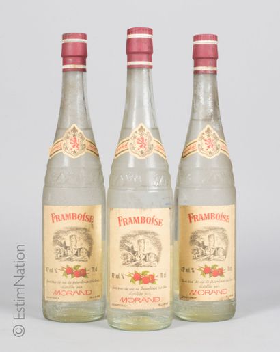 EAU-DE-VIE 3 bouteilles Eau de vie Framboise Morand

(43% vol. / 70cl) (N. lb, E....