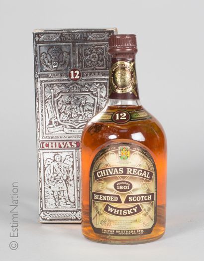 Whisky 1 bouteile Chivas Regal 12 years Blended Scotch Whisky 

(43% vol. / 75cl)...