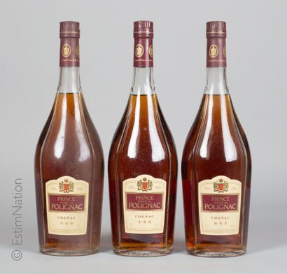 Cognac 3 bouteilles Cognac Prince Hubert de Polignac

(40% vol. /100cl) (e.lm)