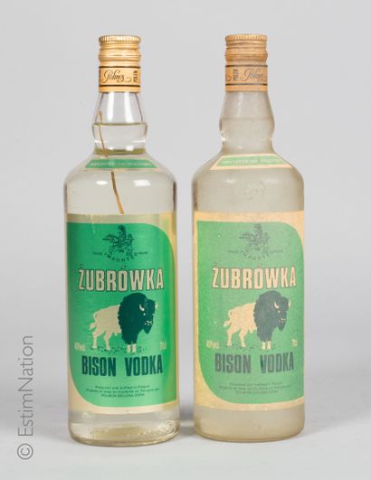 Vodka 2 bouteilles Bison Vodka Zubrowka

(40% vol. / 70cl) (1e. tm, s)