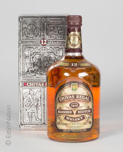 Whisky 1 bouteile Chivas Regal 12 years Blended Scotch Whisky 

(43% vol. / 114cl)...