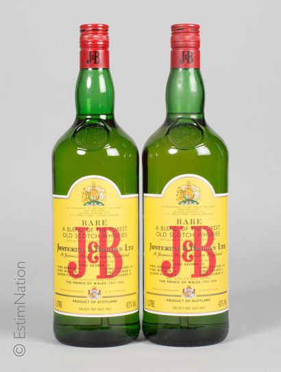 Whisky 2 bouteilles Whisky J&B Blended Scothch Whisky 

(Rare) (43% vol. / 1L) B...