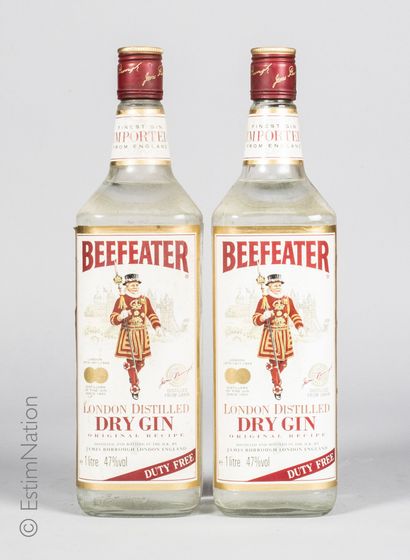Gin 2 bouteilles Gin Beefeater Dry Gin 

(London Distilled) (47% vol. / 1L)