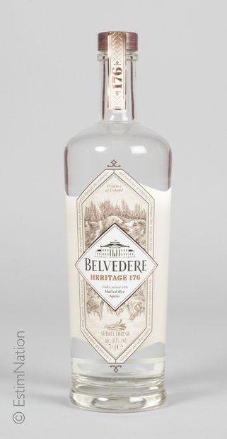 Vodka 1 bottle Vodka Belvedere Heritage 176

(vodka mixed with Malted Rye Spirit)...