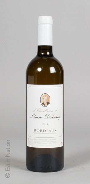 BORDEAUX 8 bottles L'excellence de Liliane Duboscq 2014 Bordeaux



Optional delivery...