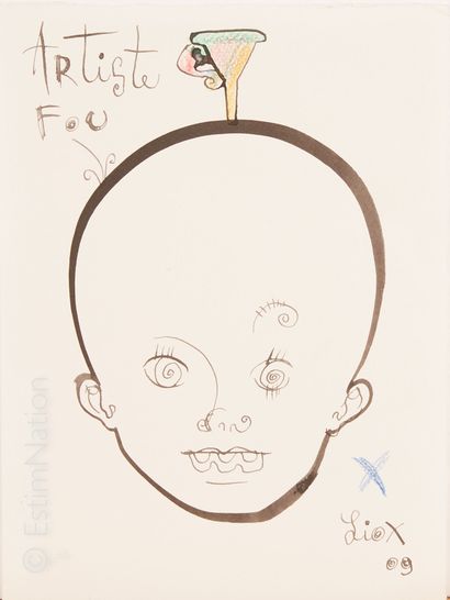 Art contemporain LIOX (1963) - Lionel ANDELER dit



"Artiste fou"



Dessin à l'encre...