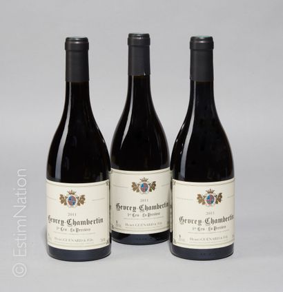 BOURGOGNE 3 bouteilles Gevrey Chambertin 2011 1er Cru la Perriere Henri Guénard 



Livraison...