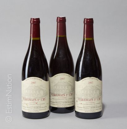 BOURGOGNE 3 bouteilles Maranges 2007 1er cru "La Fussière" Domaine Maurice Charleux...